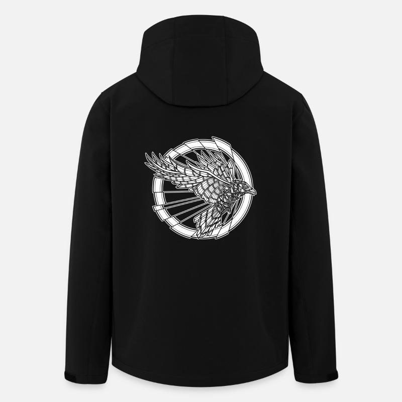 Må ikke ondt Raven - Stanley/Stella herre softshelljakke i genanvendt polyester - sort