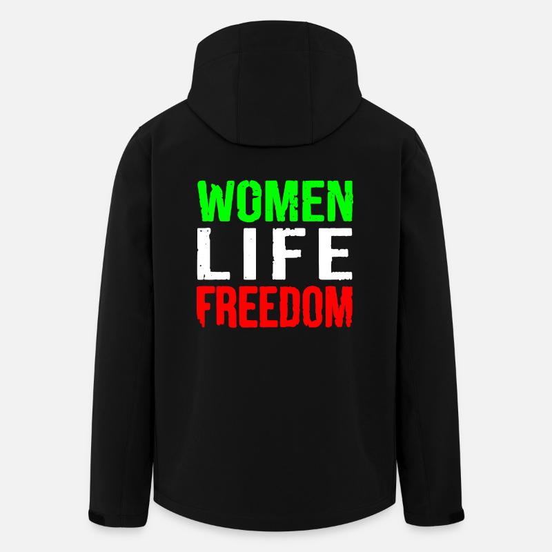 Women life freedom iran - Men’s Recycled Softshell Jacket by Stanley/Stella - black