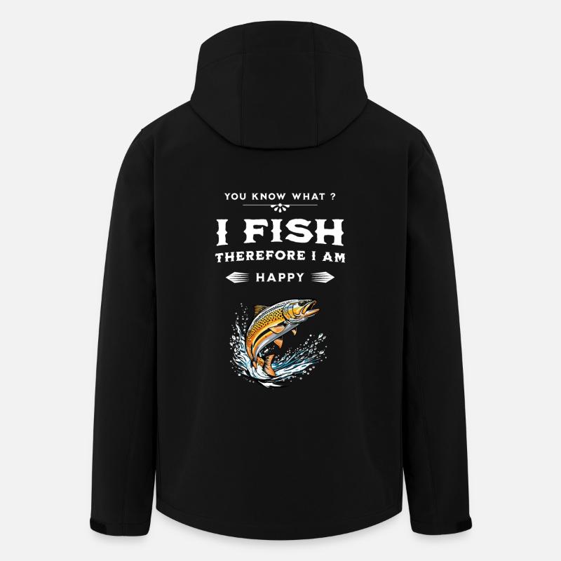 Fishing humor - Men’s Recycled Softshell Jacket by Stanley/Stella - black