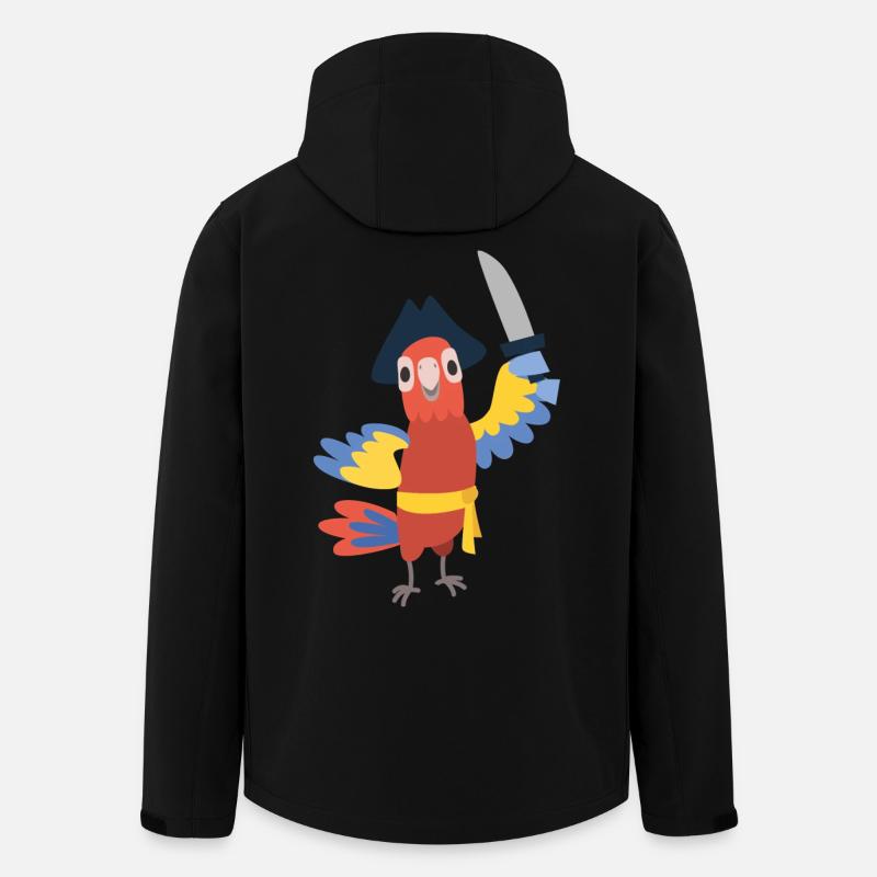 parrot - Men’s Recycled Softshell Jacket by Stanley/Stella - black