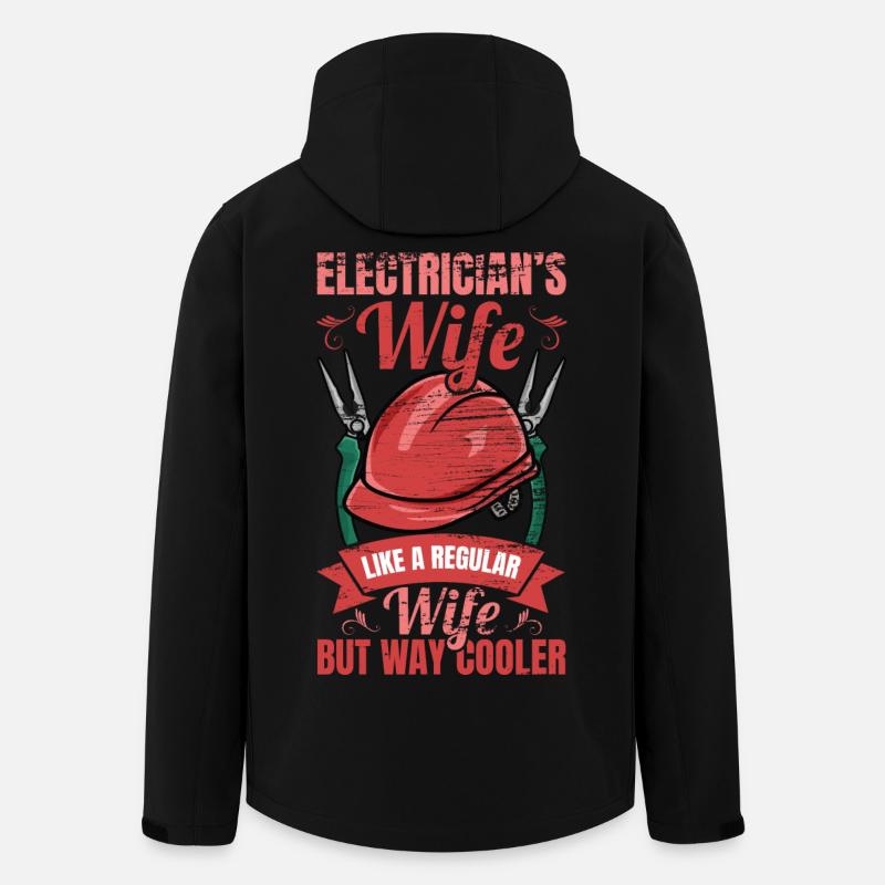 Technicien en électronique - Veste softshell homme en polyester recyclé Stanley/Stella - noir