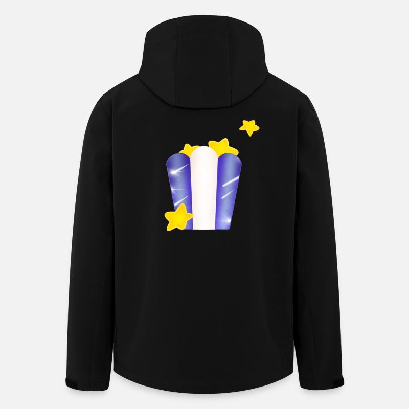 Sachet étoilé ! - Veste softshell homme en polyester recyclé Stanley/Stella - noir