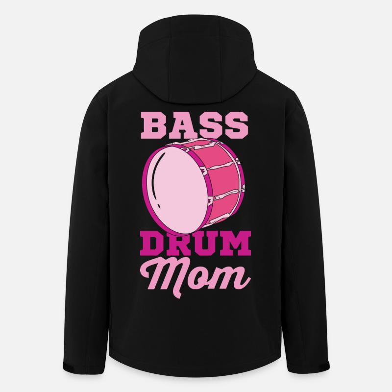 Maman grosse caisse - Veste softshell homme en polyester recyclé Stanley/Stella - noir