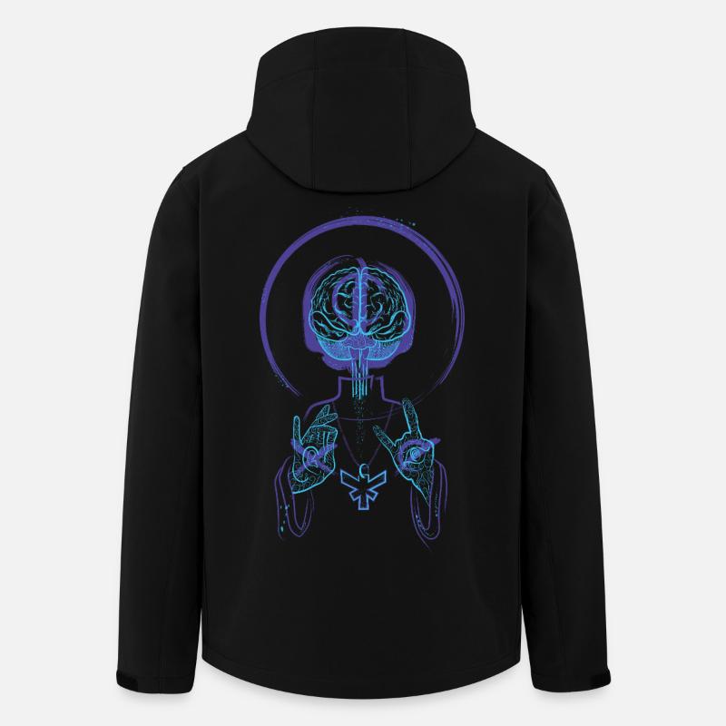 Voodoo-Priester - Recycelte Männer Softshell-Jacke von Stanley/Stella - Schwarz