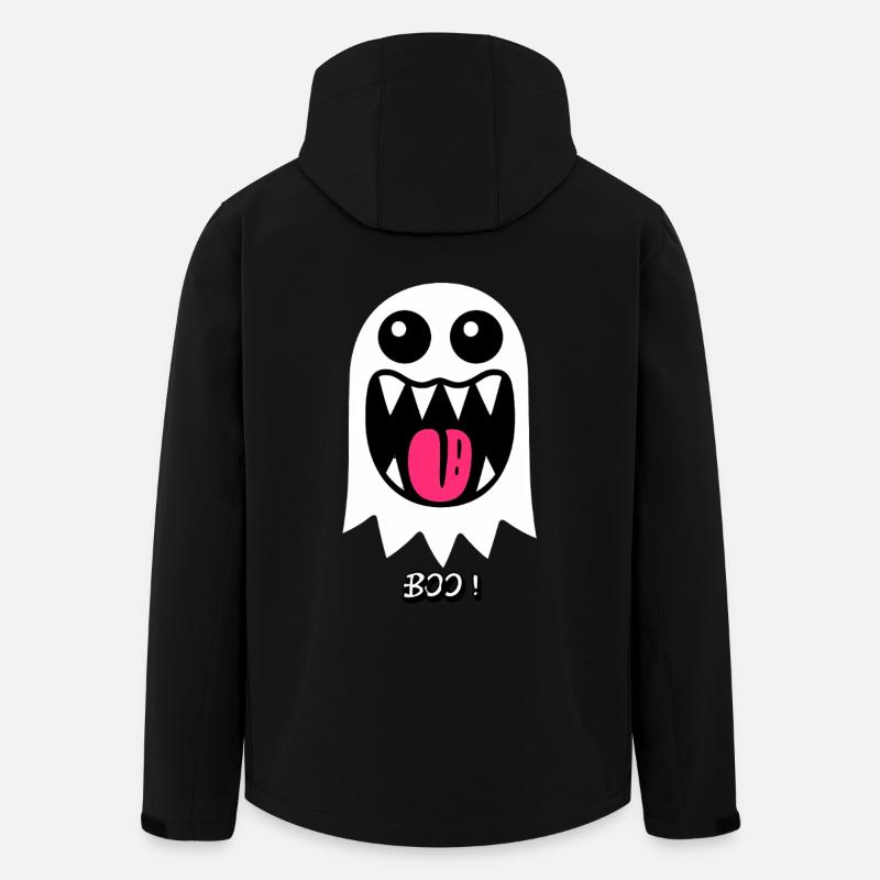 Ghost Buh - Recycelte Männer Softshell-Jacke von Stanley/Stella - Schwarz