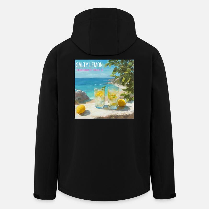 Salty Lemon Beach Magic 87 - Men’s Recycled Softshell Jacket by Stanley/Stella - black