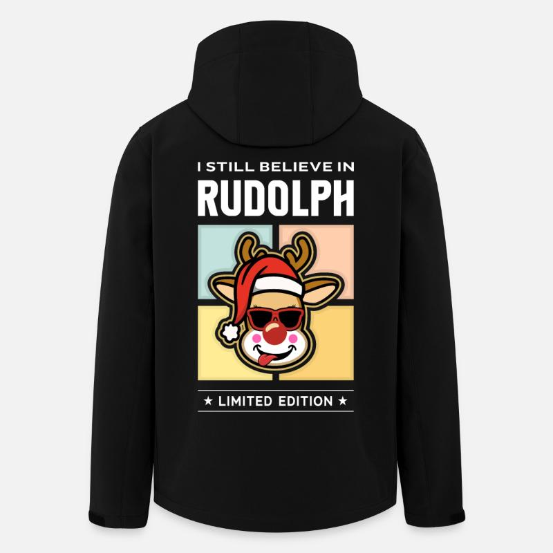 Rudolph - Recycelte Männer Softshell-Jacke von Stanley/Stella - Schwarz
