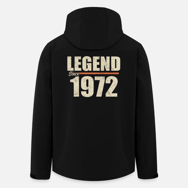 Anniversary 1972 | Legend since 1972 - Men’s Recycled Softshell Jacket by Stanley/Stella - black