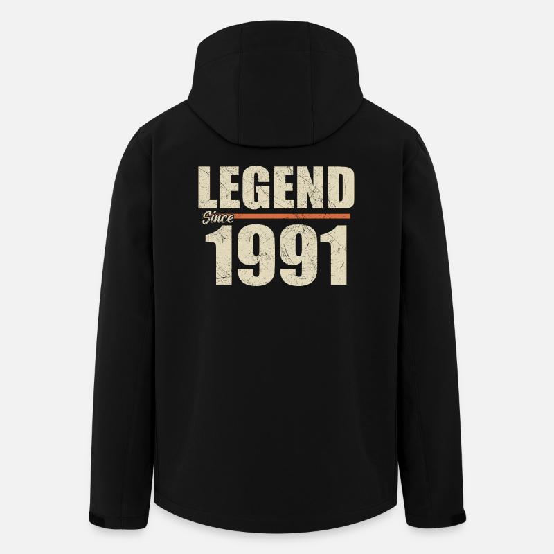 Anniversary 1991 | Legend since 1991 - Men’s Recycled Softshell Jacket by Stanley/Stella - black
