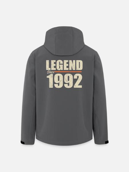 Anniversary 1992 | Legend since 1992 - Men’s Recycled Softshell Jacket by Stanley/Stella - black