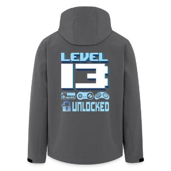 13. Geburtstagsgeschenk Jungen Mädchen Spieler 13 Jahre alt - Recycelte Männer Softshell-Jacke von Stanley/Stella - Schwarz - Hinten - AI Model Male 185 light (185cm)