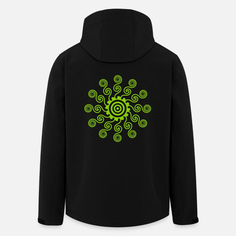 016 - spiral flow - Recycelte Männer Softshell-Jacke von Stanley/Stella - Schwarz