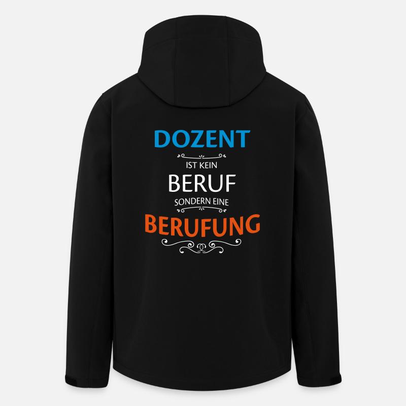 Dozent Beruf - Recycelte Männer Softshell-Jacke von Stanley/Stella - Schwarz