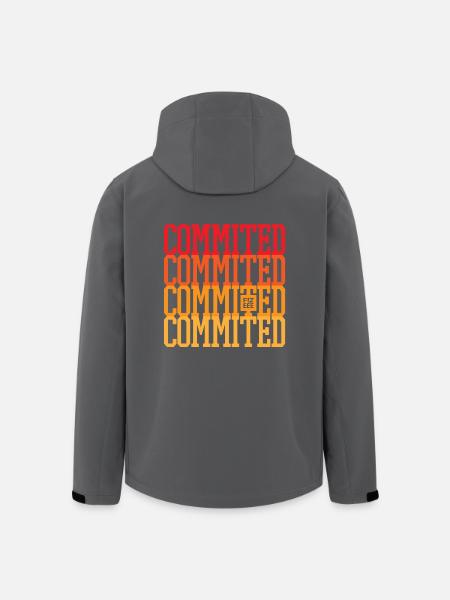 Engagé à vos objectifs! - Veste softshell homme en polyester recyclé Stanley/Stella - noir