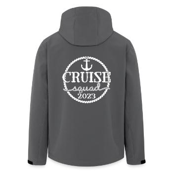 Cruise Squad 2023 Cruising Family Friends Vacation - Men’s Recycled Softshell Jacket by Stanley/Stella - black - Back - AI Model Male 185 light (185cm)