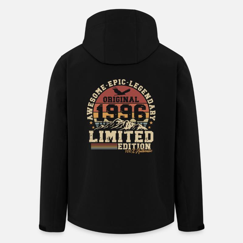 1996 Jahrgang Vintage Retro Geburtstag Geschenk - Recycelte Männer Softshell-Jacke von Stanley/Stella - Schwarz