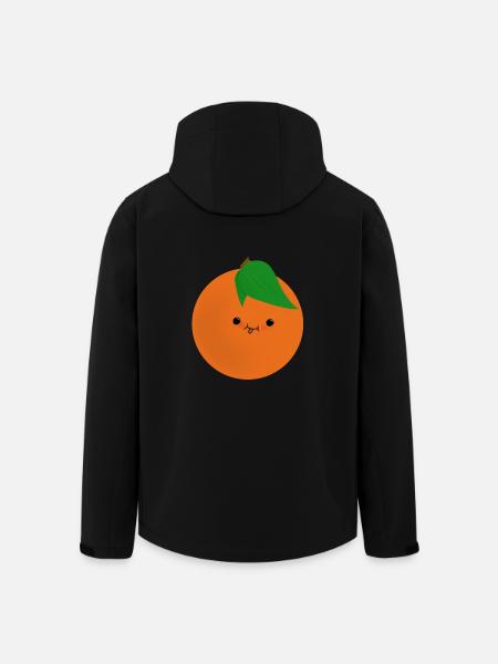 Nette orange - Recycelte Männer Softshell-Jacke von Stanley/Stella - Schwarz