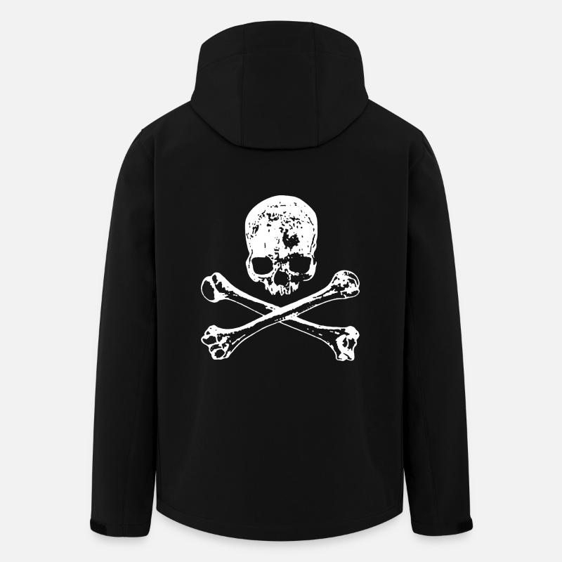 Skull und Knochen - Recycelte Männer Softshell-Jacke von Stanley/Stella - Schwarz
