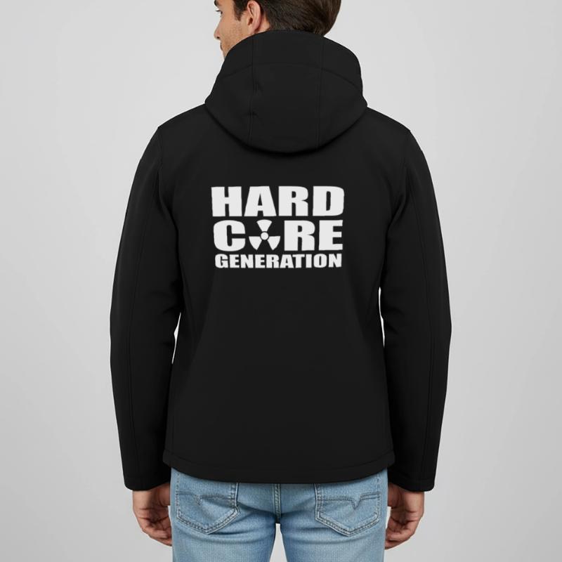 Hardcore Generation Radioactive EN Men’s Recycled Softshell Jacket Discoverer by Stanley/Stella