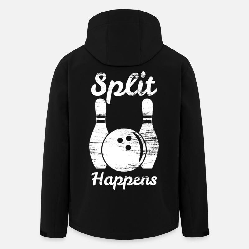 Bowling Split - Veste softshell homme en polyester recyclé Stanley/Stella - noir