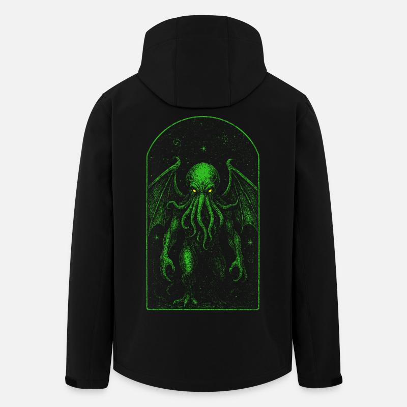 Cthulhu und der unendliche Kosmos - Recycelte Männer Softshell-Jacke von Stanley/Stella - Schwarz