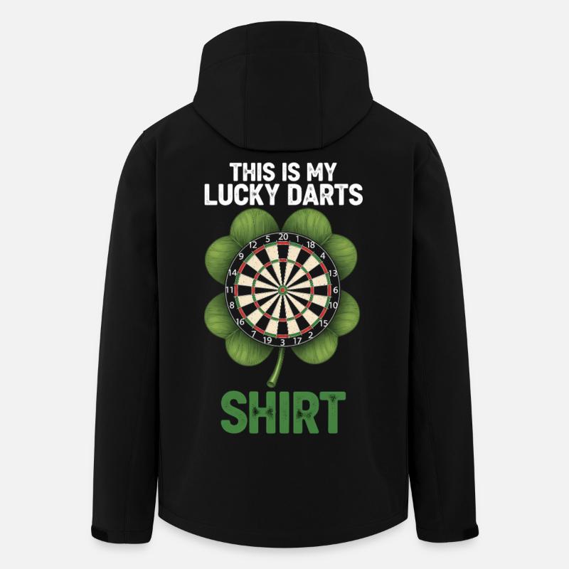 C’est ma chemise Lucky Darts - Veste softshell homme en polyester recyclé Stanley/Stella - noir