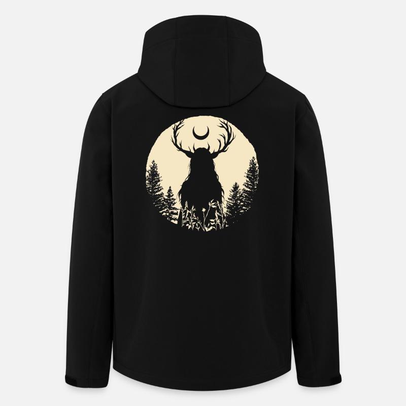 Moon Witch Moonwitch - Men’s Recycled Softshell Jacket by Stanley/Stella - black