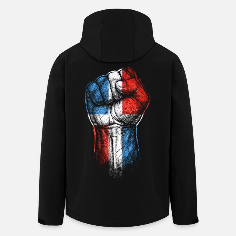 Dominikanisch - Recycelte Männer Softshell-Jacke von Stanley/Stella - Schwarz