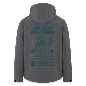 Ne pas interrompre l’ouverture de paquets en cours de trading - Veste softshell homme en polyester recyclé Stanley/Stella - noir - Dos - AI Model Male 185 light (185cm)