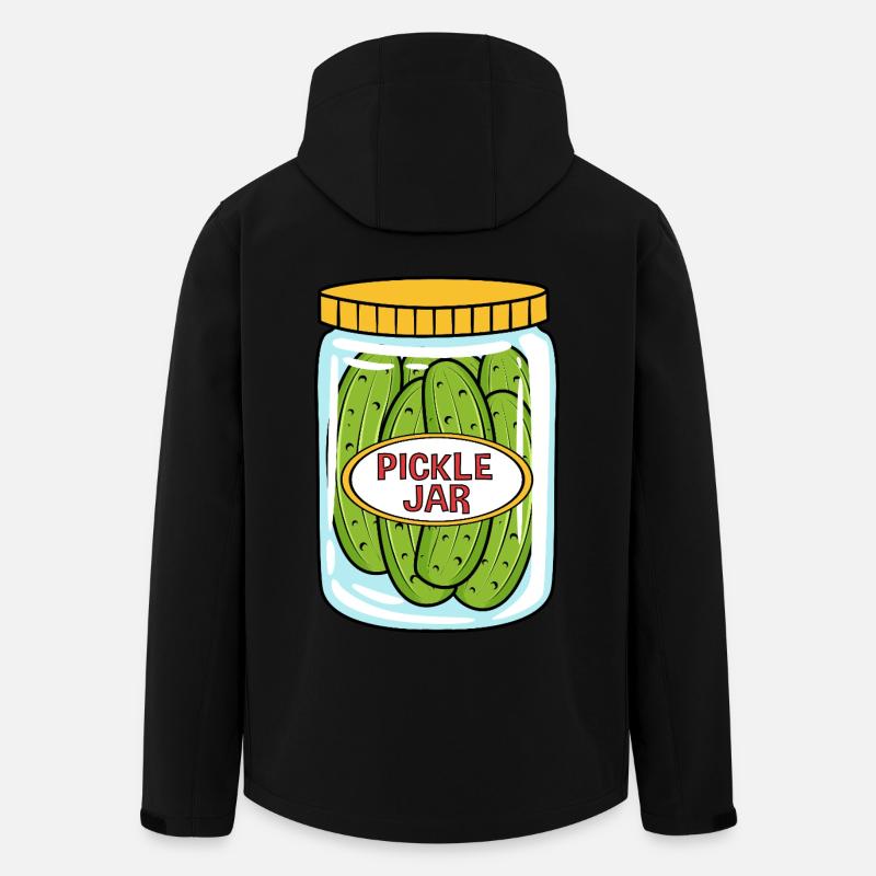 Essiggurke Gurke Gurken - Recycelte Männer Softshell-Jacke von Stanley/Stella - Schwarz