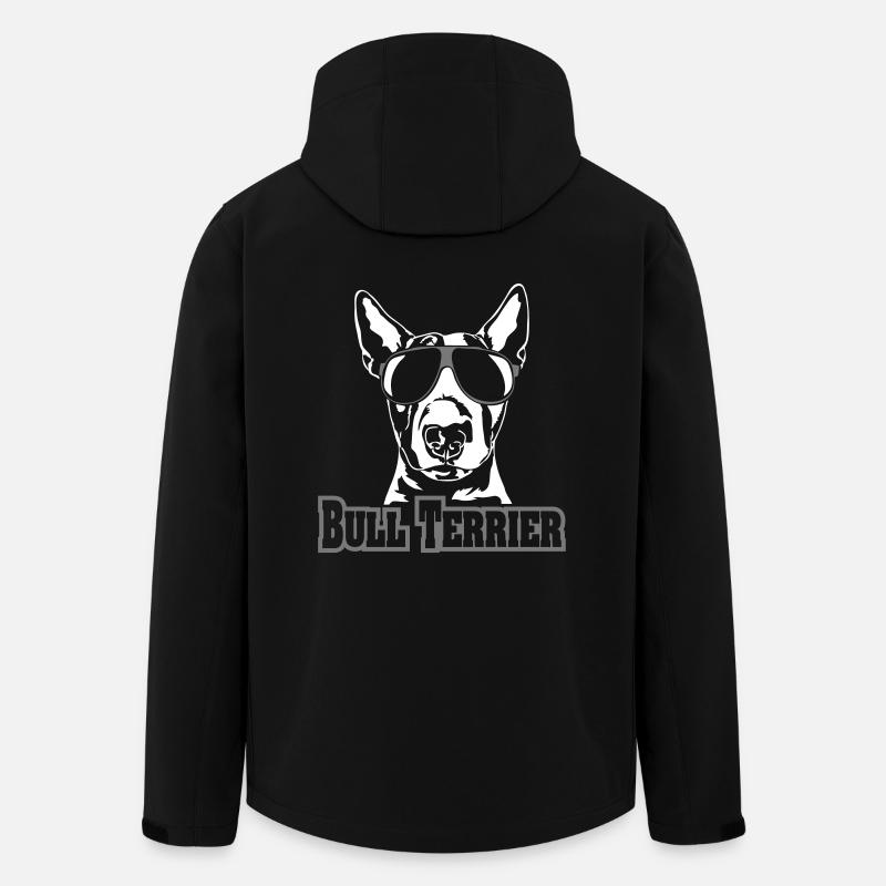 BULL TERRIER cool - Men’s Recycled Softshell Jacket by Stanley/Stella - black