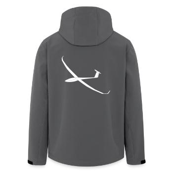 js3 18m Segelflugzeug Segelflieger - Recycelte Männer Softshell-Jacke von Stanley/Stella - Schwarz - Hinten - AI Model Male 185 light (185cm)