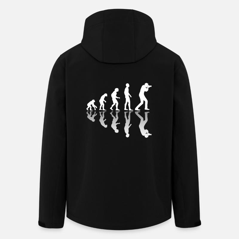 Photographer Evolution Photographing - Men’s Recycled Softshell Jacket by Stanley/Stella - black