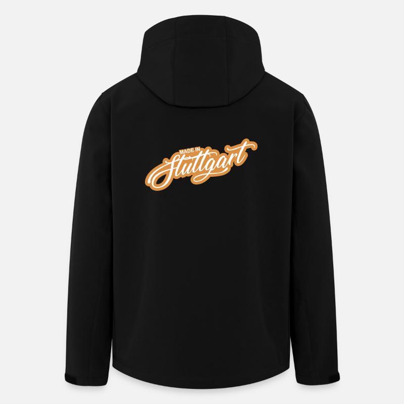 Stuttgart - weil´s Deine Stadt ist! - Recycelte Männer Softshell-Jacke von Stanley/Stella - Schwarz