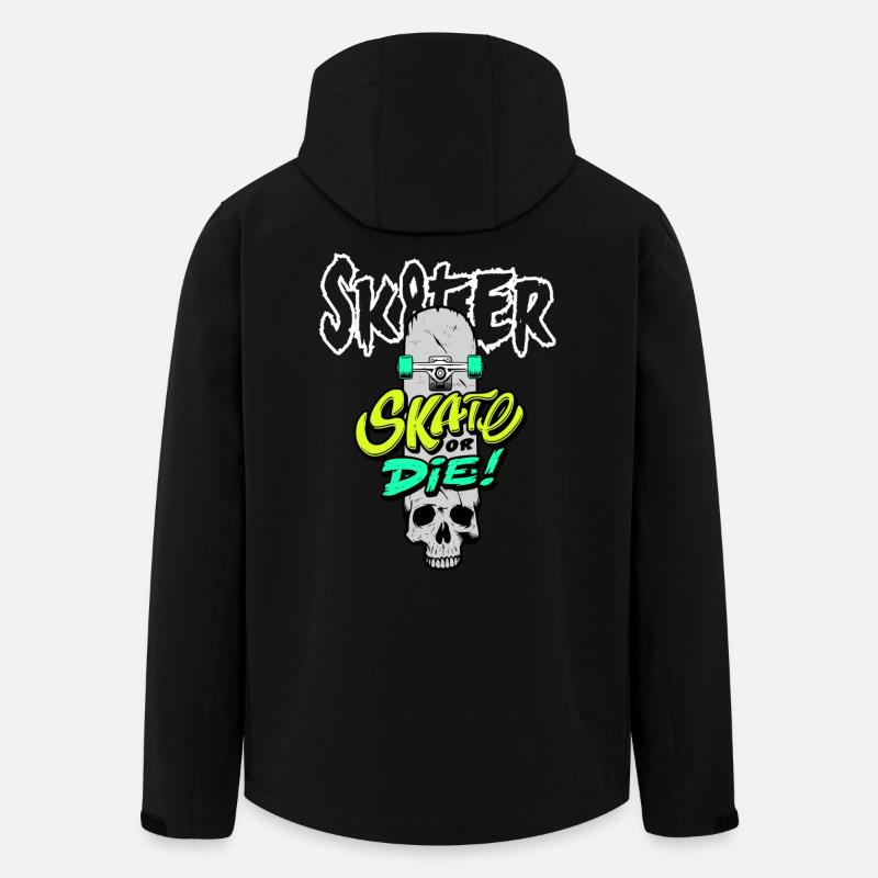 Skater Kids - Recycelte Männer Softshell-Jacke von Stanley/Stella - Schwarz