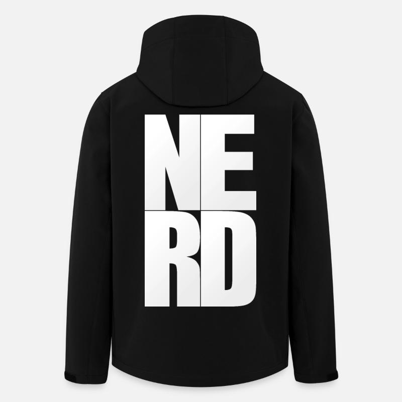 NERDY forever - NERD - Men’s Recycled Softshell Jacket by Stanley/Stella - black