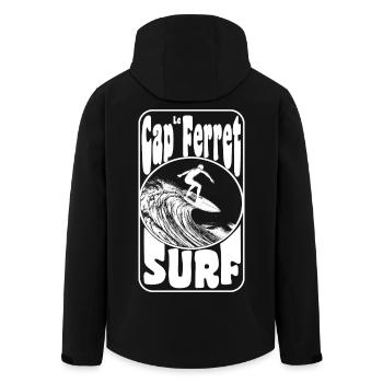 CAP FERET - Veste softshell homme en polyester recyclé Stanley/Stella - noir - Dos - AI Model Male 185 light (185cm)