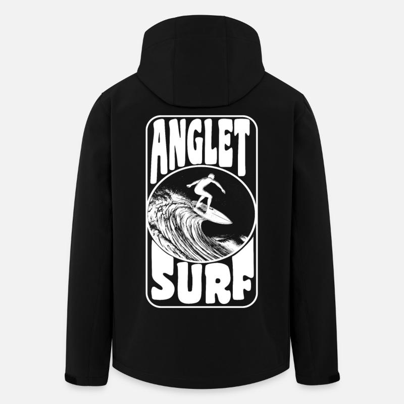 ANGLET - Recycelte Männer Softshell-Jacke von Stanley/Stella - Schwarz