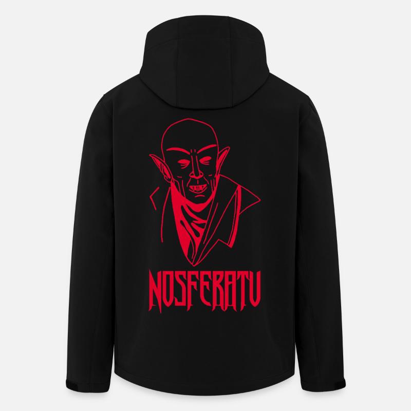 Nosferatu der Vampir (Rot) - Recycelte Männer Softshell-Jacke von Stanley/Stella - Schwarz