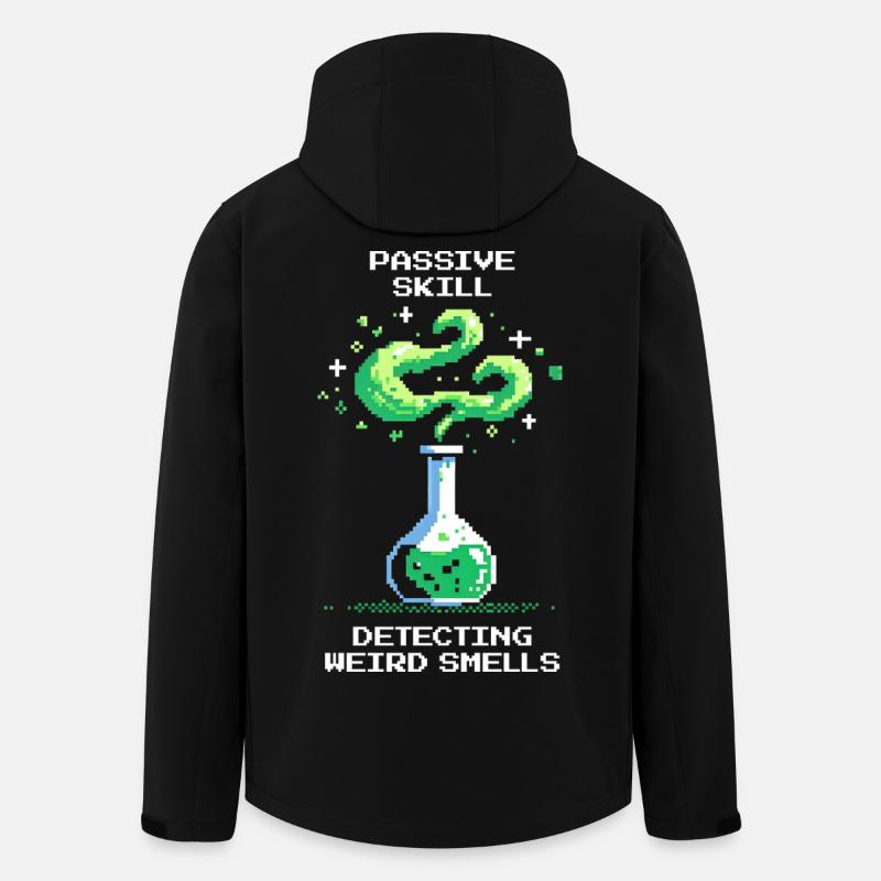 Passive skill: detecting strange smells | Chemistry - Men’s Recycled Softshell Jacket by Stanley/Stella - black