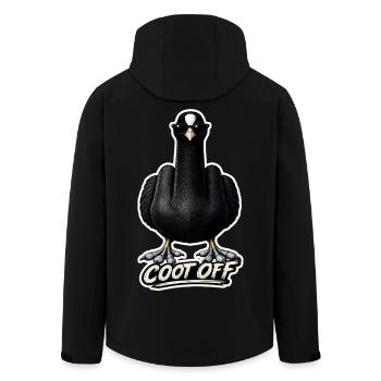 Style de pêche à la carpe amusante de Coot Off - Veste softshell homme en polyester recyclé Stanley/Stella - noir - Dos - AI Model Male 185 light (185cm)