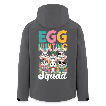 Frohe Ostern Süßer Osterhase Eiersuche Ostereier - Recycelte Männer Softshell-Jacke von Stanley/Stella - Anthrazit - Hinten - AI Model Male 185 light (185cm)