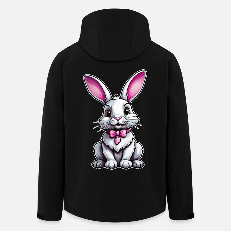 Lapin - Veste softshell homme en polyester recyclé Stanley/Stella - noir