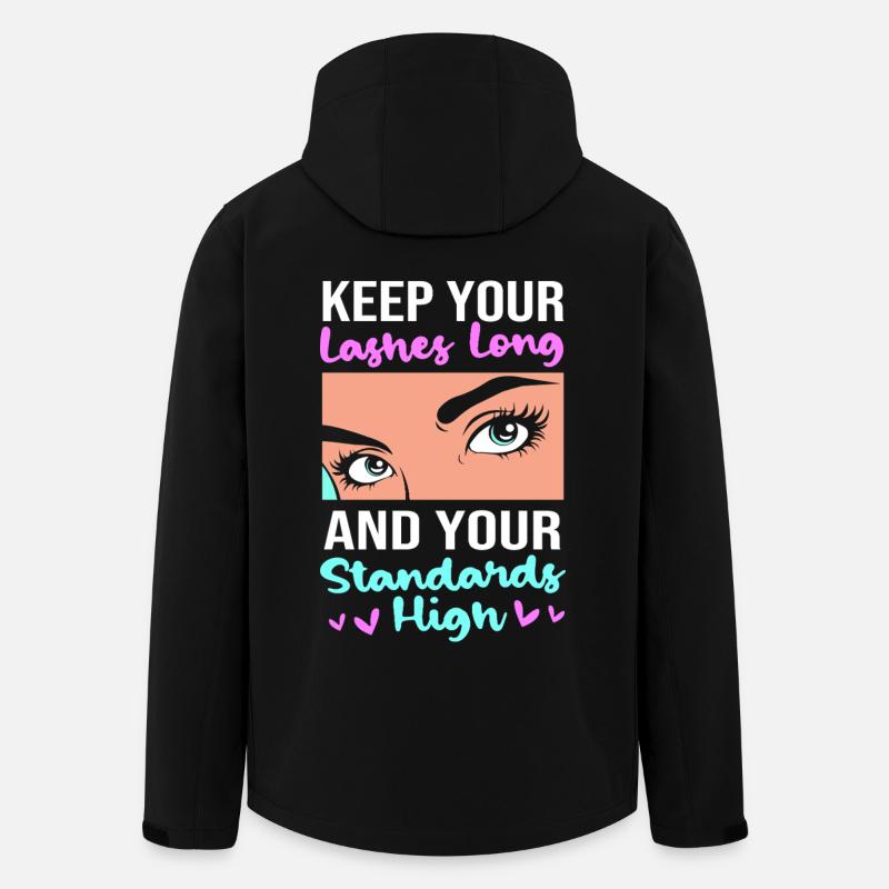 Kosmetikerin Make-up Kosmetik - Recycelte Männer Softshell-Jacke von Stanley/Stella - Schwarz