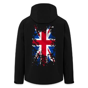 Union Jack - Veste softshell homme en polyester recyclé Stanley/Stella - noir - Dos - AI Model Male 185 light (185cm)