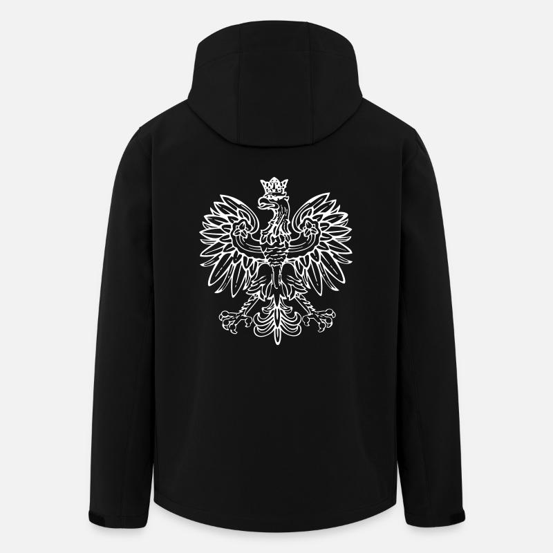 Der polnische Adler - Recycelte Männer Softshell-Jacke von Stanley/Stella - Schwarz