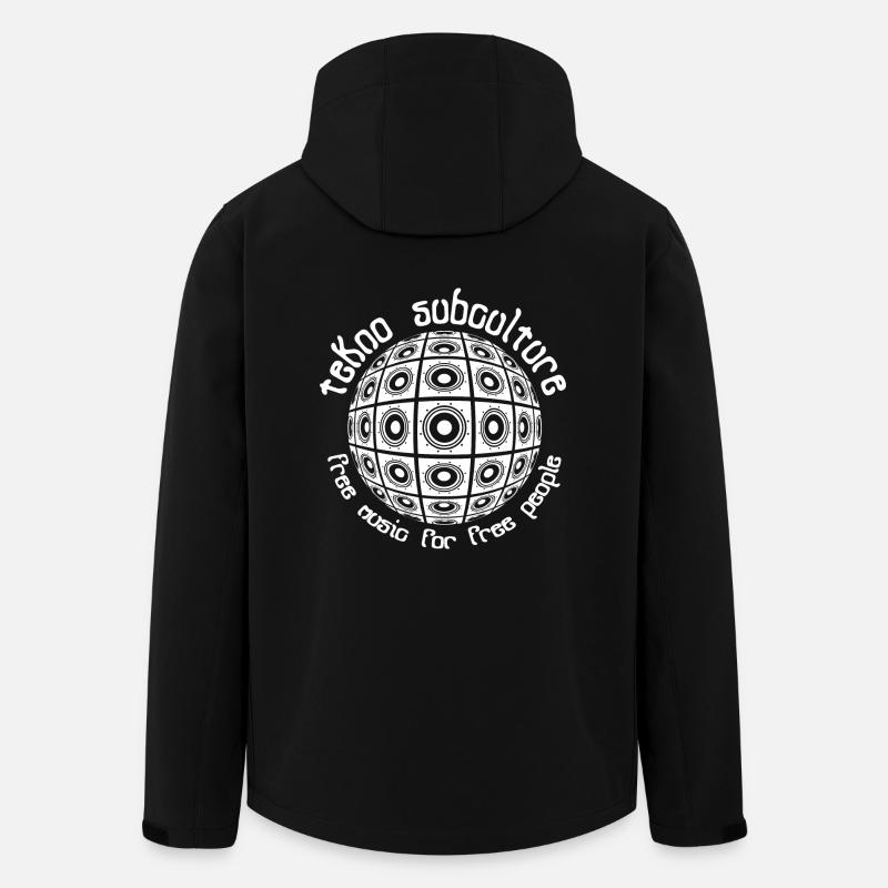tekno subculture - Recycelte Männer Softshell-Jacke von Stanley/Stella - Schwarz