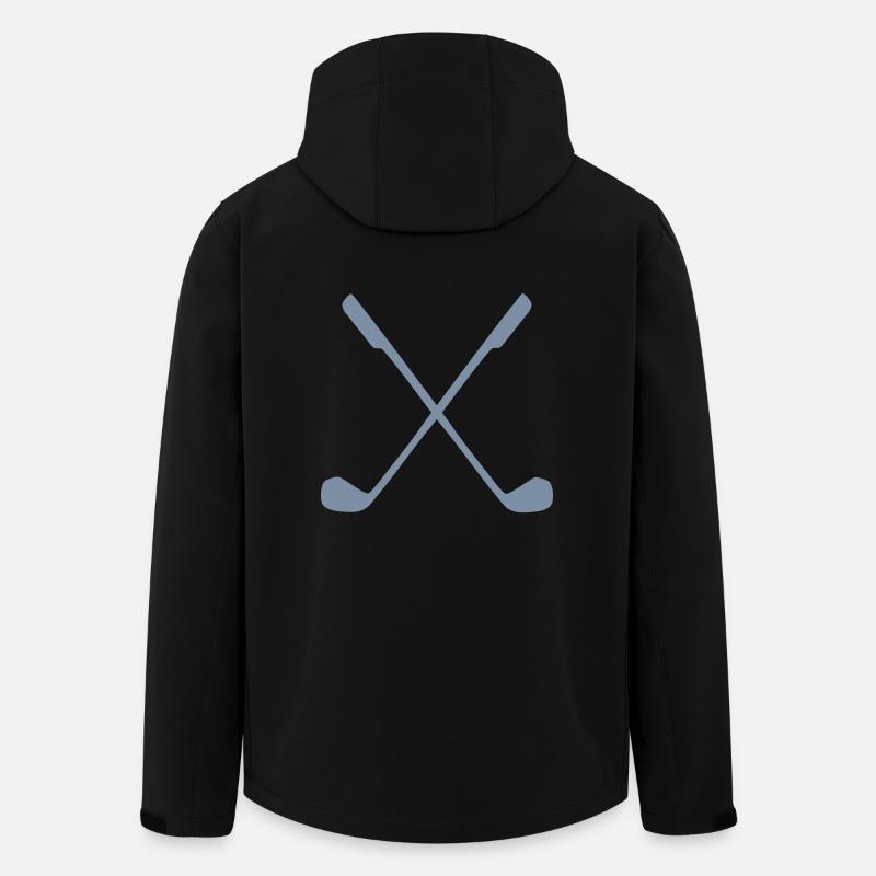 Golf - Recycelte Männer Softshell-Jacke von Stanley/Stella - Schwarz
