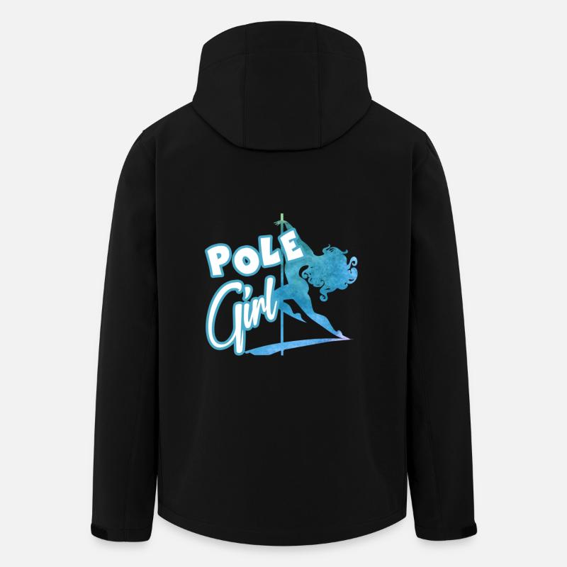Pole Dancer Pole Girl - Men’s Recycled Softshell Jacket by Stanley/Stella - black