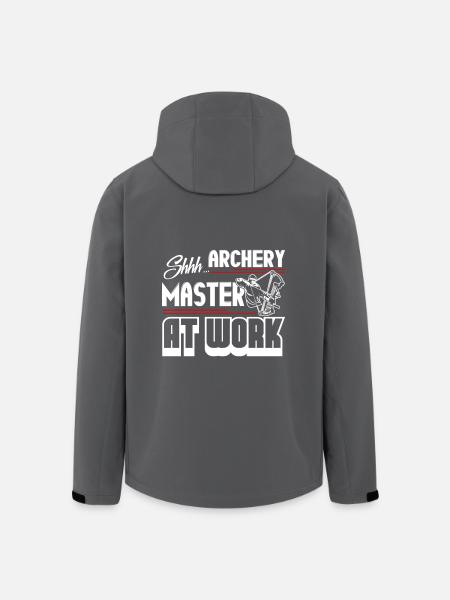 Archery Master At Work - Men’s Recycled Softshell Jacket by Stanley/Stella - black
